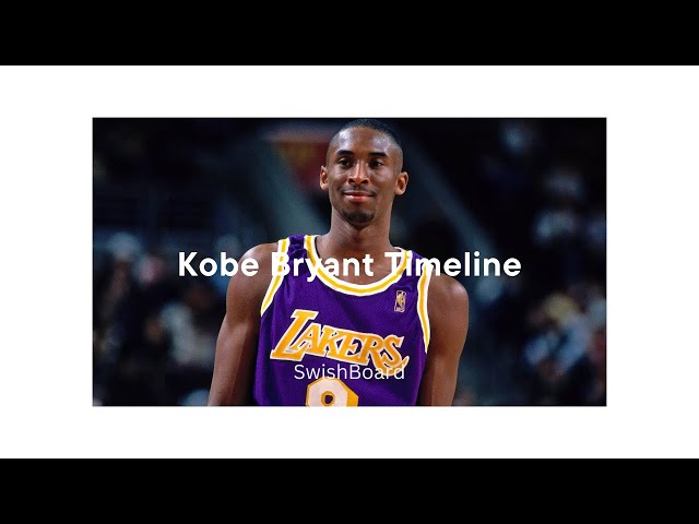 Kobe Bryant Timeline: The Legendary Career of the Black Mamba