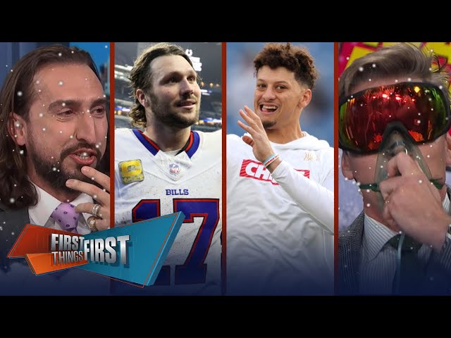 What Josh Allen has to do to dethrone Patrick on Mahomes Mountain, Lamar falls | FIRST THINGS FIRST