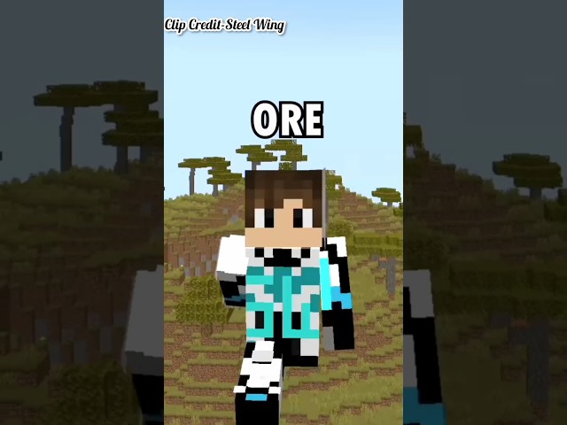 Which Is The Wrost Ore In Minecraft... #minecraft #shorts