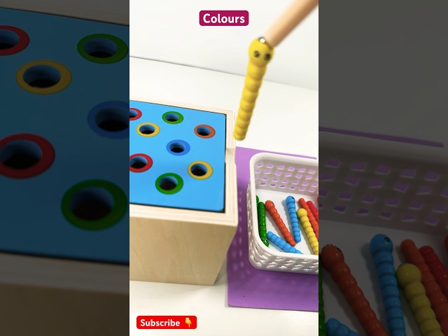 Colours | Worms | Educational Videos for Kids