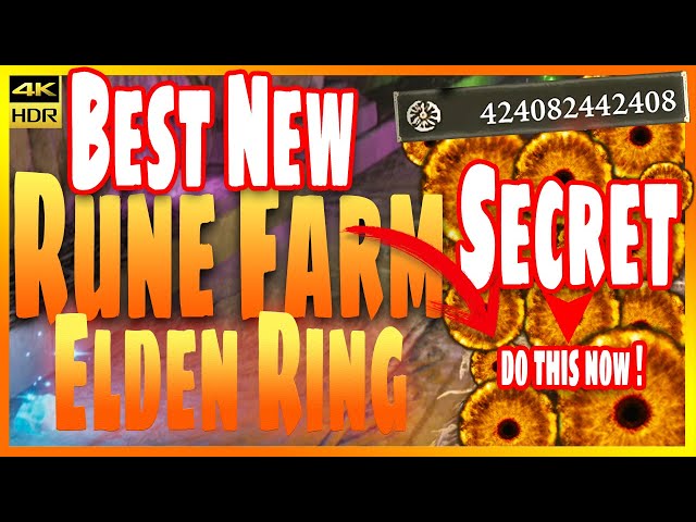 (SECRET) Best Elden Ring Rune Farms | THAT NO ONE KNOWS ABOUT | 4K HDR