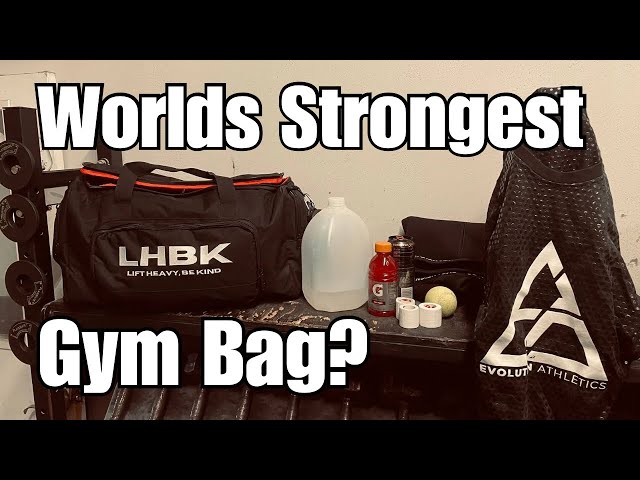 What’s in my gym bag? (Strongman Edition)