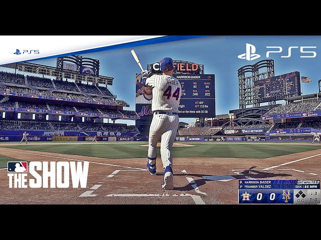 MLB The Show 24! - Fast-Play Full Game Astros Vs Mets (PS5) 4K UHD