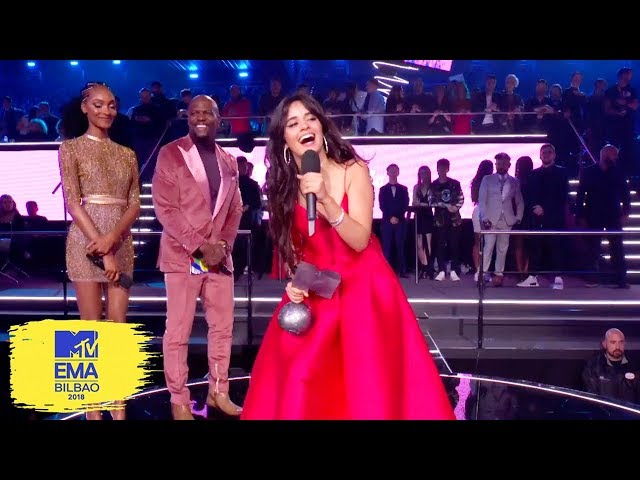 Camila Cabello Accepts Best Video Award | MTV EMAs 2018