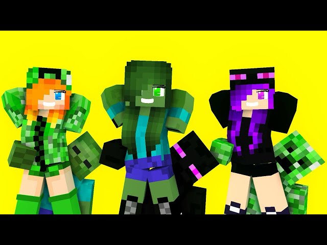 MONSTER SCHOOL : SUPER IDOL DANCE MEME MONSTER GIRLS - MINECRAFT ANIMATION