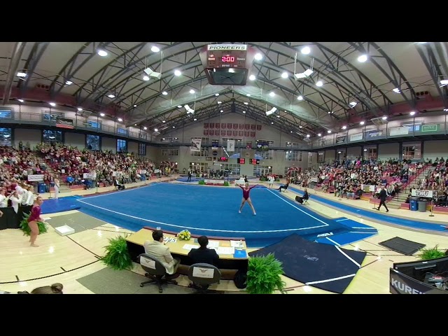 Floor Routine 1 | TWU Gymnastics | National Championships | 360 Video