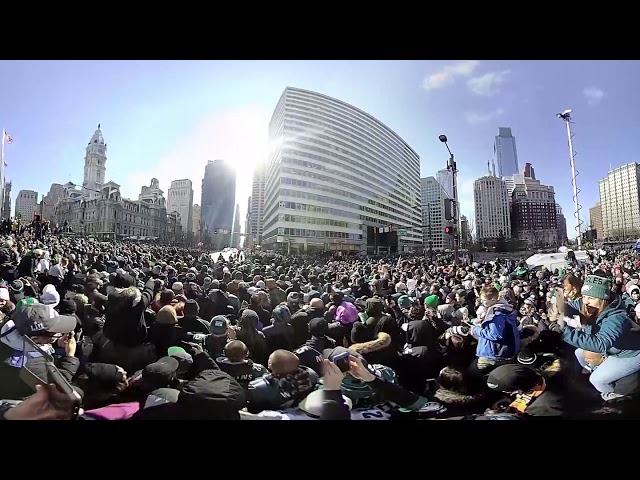 Philly Superbowl Parade 360