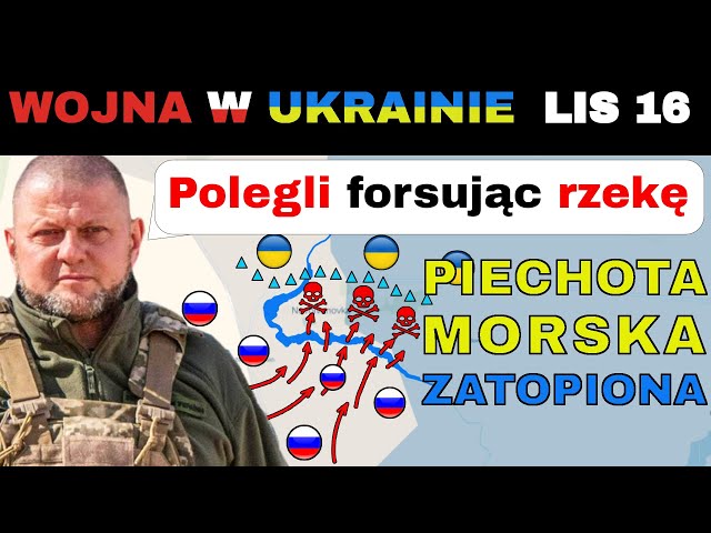 16 LIS: ZATOPIENI! Rosyjska Piechota Morska Ponosi Ciężkie Straty w Kursku | Wojna w Ukrainie