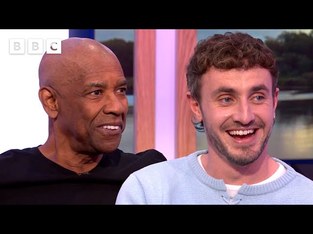 The stars of Gladiator II on getting starstruck and taking family to events | The One Show - BBC