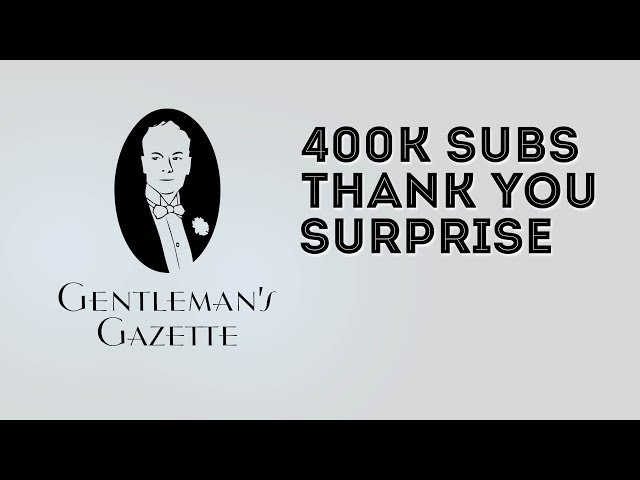 400k Subscribers & Black Tie Guide Introduction