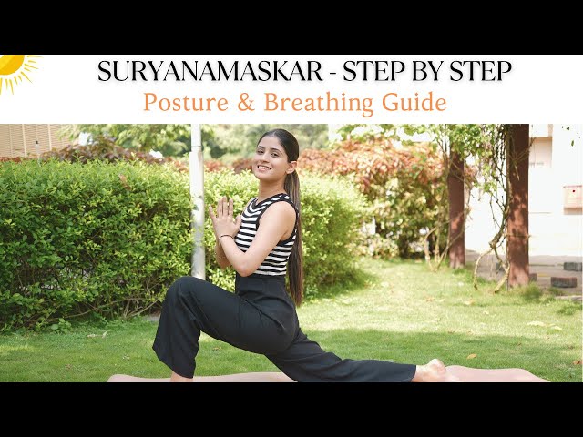 Suryanamaskar | Step by Step Guide | Practice 6 Rounds daily with @yogawithkamya_