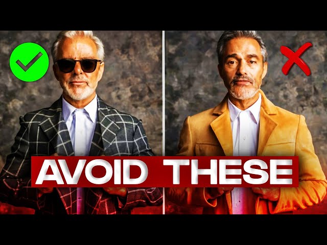 Style Tips For Men Over 50 Things To Avoid