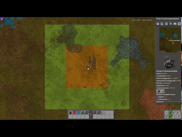 Factorio Tutorials # 3 - Logistic and Construction Robots