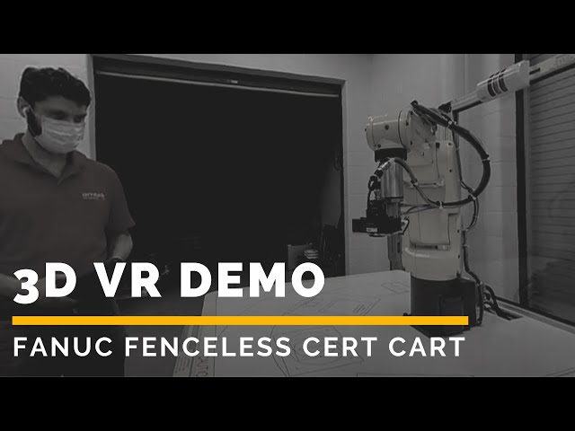 Fanuc Fenceless CERT Cart - Jogging a ER-4iA - 3D VR Demo