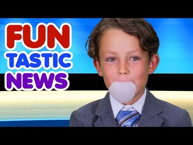 Funtastic News - Bubble Gum | Funny Facts | Educational