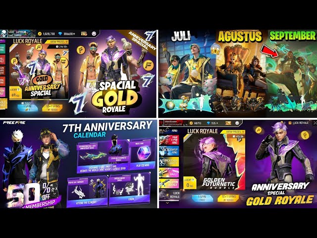 BOCORAN EVENT FF TERBARU 2024 !! GOLD ROYALE FF BESOK, BOOYAH PASS DAN UPDATE LAINNYA FREEFIRE