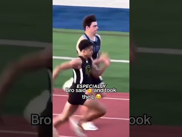 Bro got humbled REAL QUICK #trackandfield #racing #running #fail