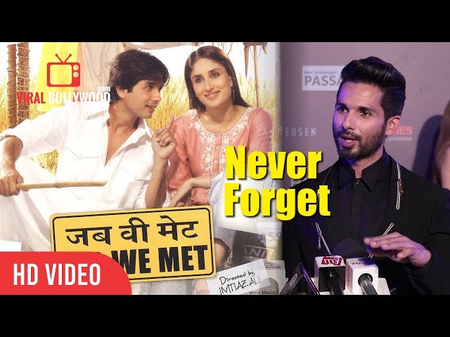 I Never Forget Jab We Met Shahid Kapoor | Kareena Kapoor | GQ Fashion Nights 2017