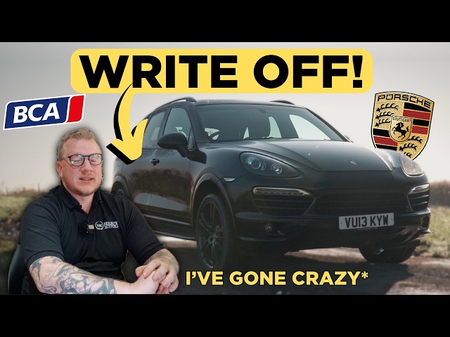 I Bought a CRASH DAMAGED Porsche Cayenne from Auction!