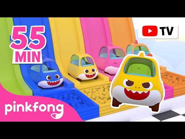 [TV for Kids] Baby Shark Toy Car Compilation | Best Baby Car Songs | Pinkfong Baby Shark for Kids