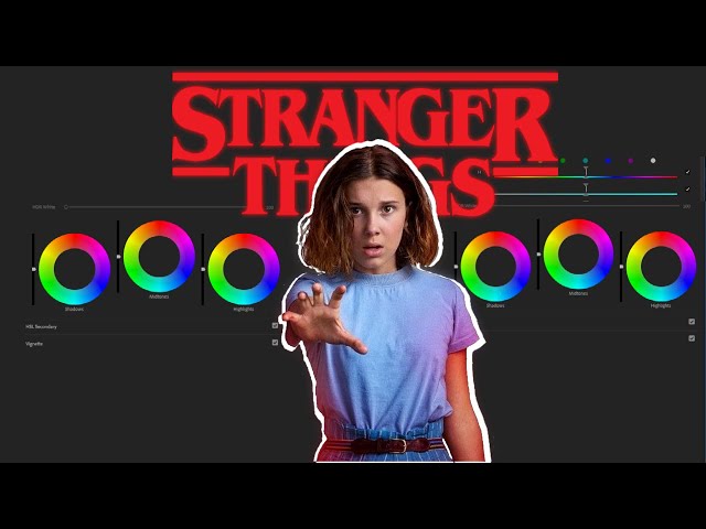 Color Grade like STRANGER THINGS - CINEMATIC FILM LOOK