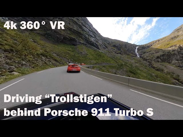 Driving up "Trollstigen" in Norway - 4k 360° VR