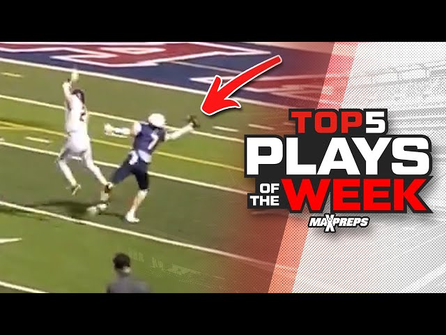 MaxPreps Top 5 High School Football Plays of Week 4 | 2024 Season 🏈