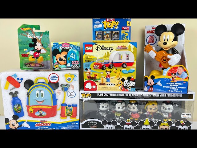 Mickey Mouse Toys Collection Unboxing Review | Doorables Bubble Machine I Campsite & Camper