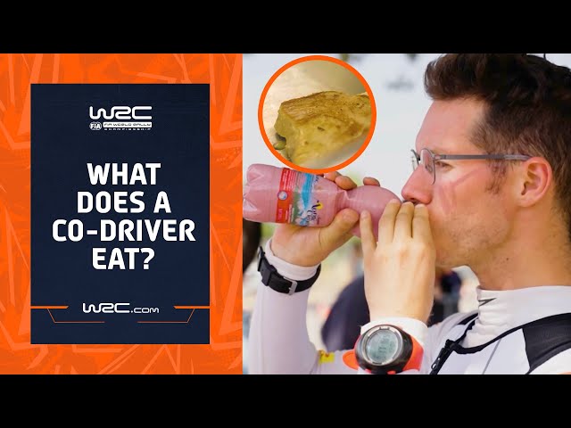 What Does a WRC Co-Driver Eat?