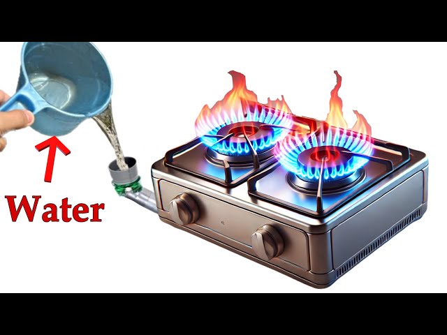 I Turn Gas Stove into a Water Stove, Lifetime Free Cooking Gas