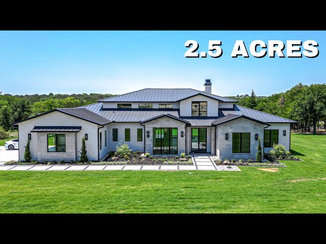 2.5 ACRES LUXURY HOUSE TOUR NEAR FORT WORTH | 5 BED | 4 BATH | 5100 SqFt Texas Real Estate