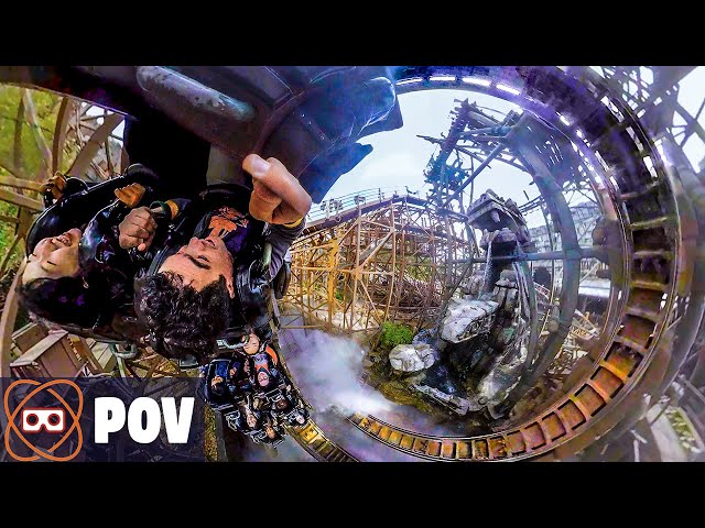 [4K] Raging Spirits Tokyo Disneysea - Disney Looping Roller Coaster - OverCapture POV