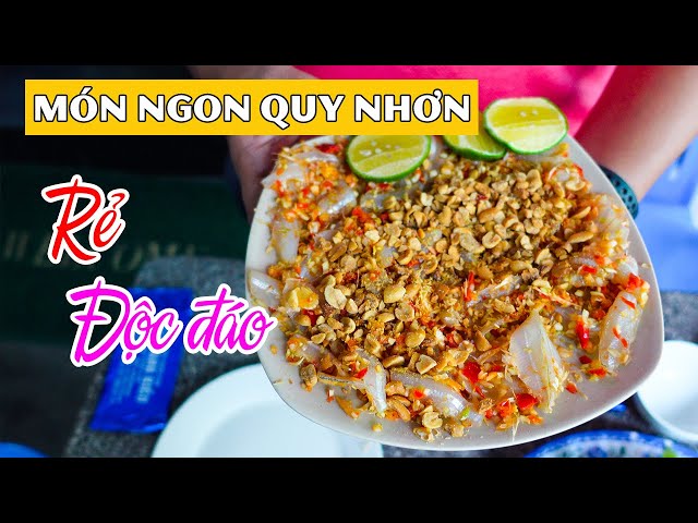 MÓN NGON QUY NHƠN GIÁ RẺ | 500K ăn tẹt ga các Đặc Sản của Du lịch