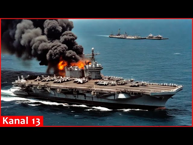 Houthis threatened to sink the 100,000-ton US aircraft carrier Dwight Eisenhower in the Red Sea