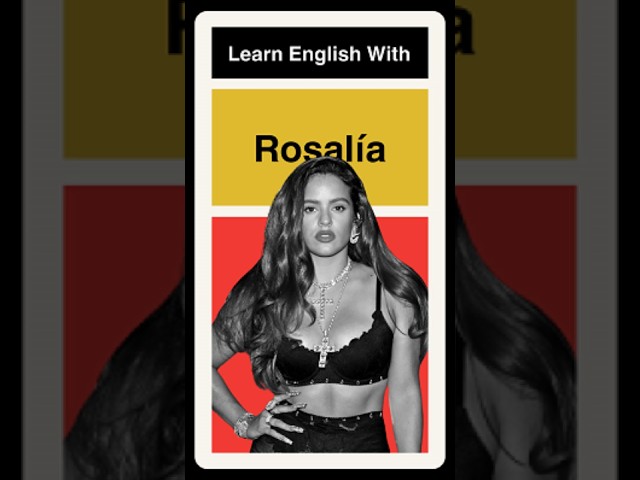 Learn English With Rosalía. Peng Vs Leng!