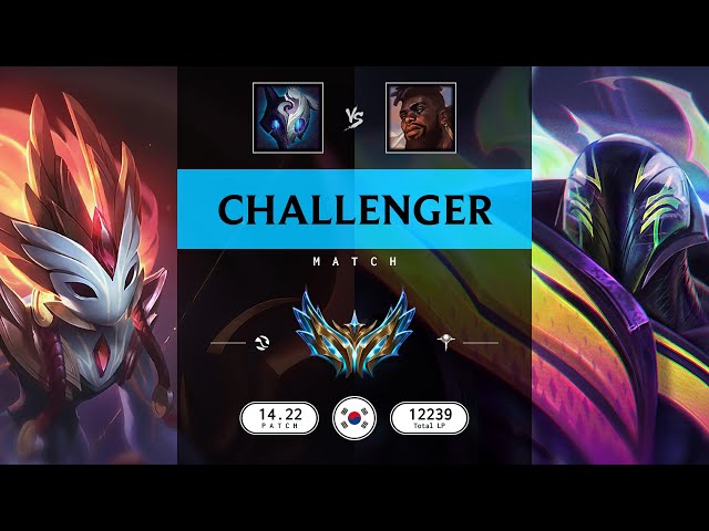 Challenger Match: Over 10.000 LP - KR server Patch 14.22