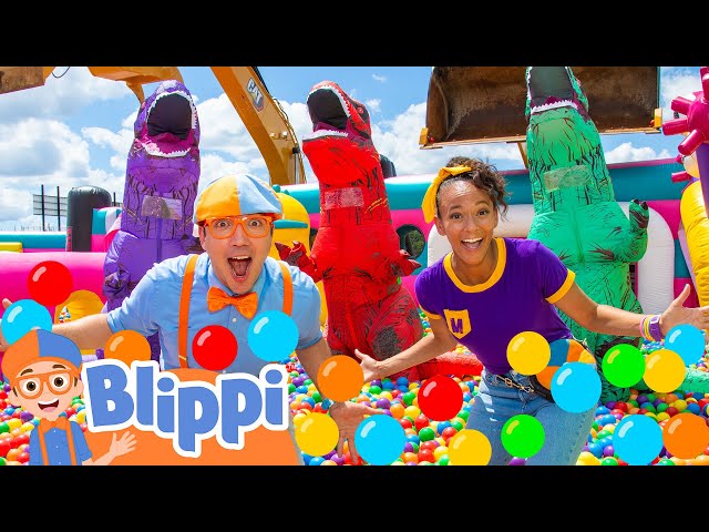 Blippi's Biggest Ball Pit Challenge - Blippi's Big 10! | Educational Videos for Kids