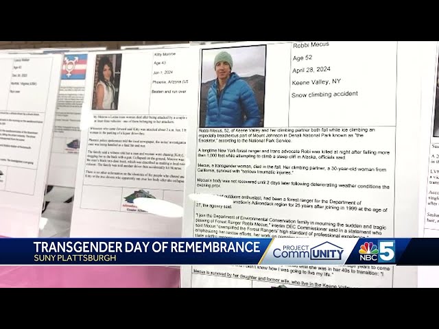 Transgender Day of Remembrance honors lives lost in the transgender community