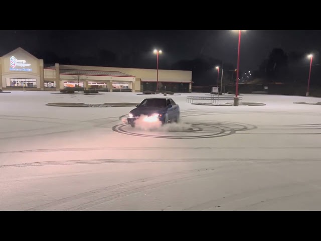 2002 Subaru wrx in the snow