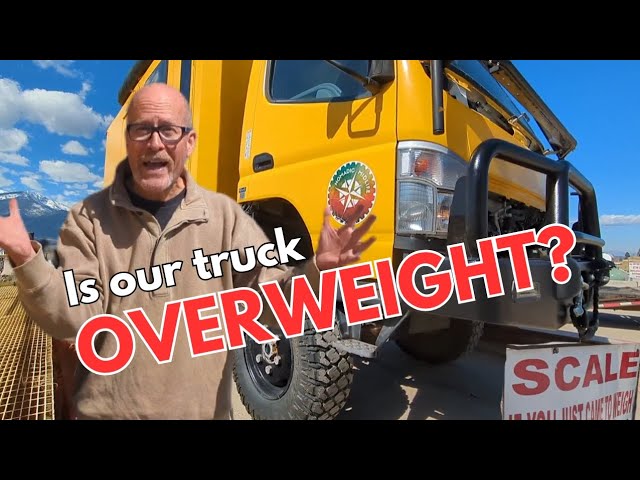 IS OUR FUSO 4X4 TRUCK OVERWEIGHT?