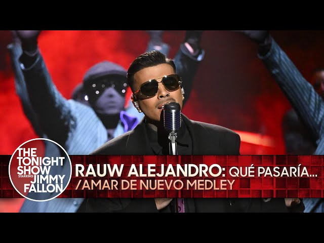 Rauw Alejandro: Qué Pasaría.../Amar De Nuevo Medley | The Tonight Show Starring Jimmy Fallon