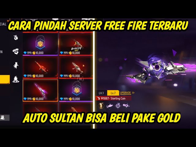 AUTO SULTAN‼️CARA PINDAH SERVER FREE FIRE TERBARU 2024 TAMPA HAPUS AKUN UTAMA?