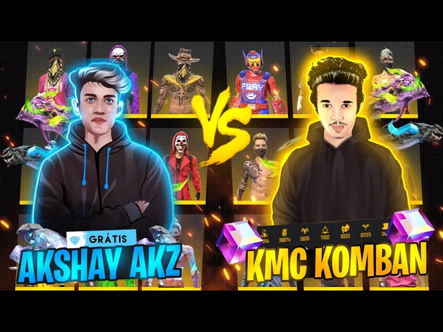 Kmc Komban Vs Akshay Akz Collection Versus 😍 Best Collection In Kerala - Garena Free Fire