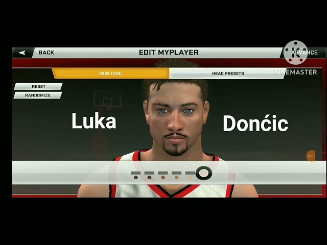 Luka Donćic nba2k20 face creation