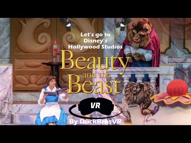 Let’s go to Disney's Hollywood Studios | 3D 180° | Beauty and the Beast Live on Stage