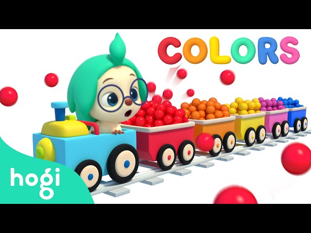 Learn Colors with Train | Pinkfong & Hogi | Colors for Kids | Learn with Hogi