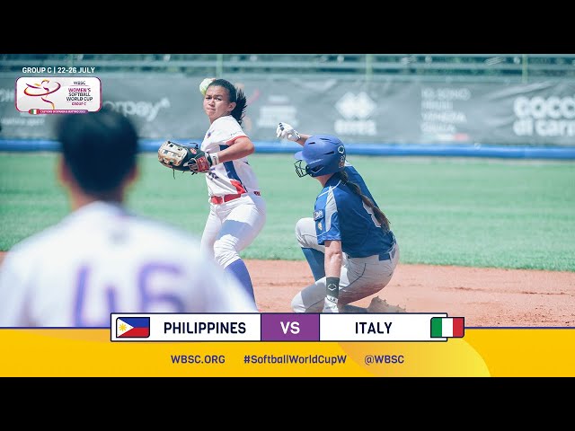 HIGHLIGHTS - Philippines vs Italy – WBSC Women’s Softball World Cup