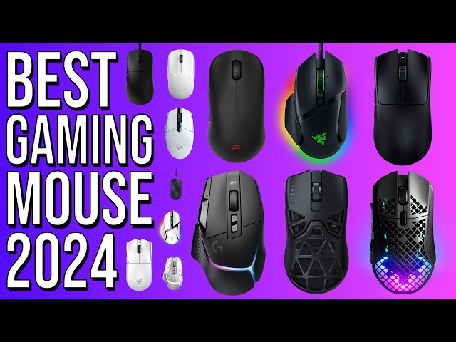 BEST GAMING MICE 2024: TOP 10 BEST GAMING MOUSES of 2024 - ULTIMATE LIST [WIRED & WIRELESS MOUSE]