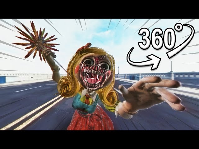 Miss Delight is chasing me (Beware jump scares) | VR 360°