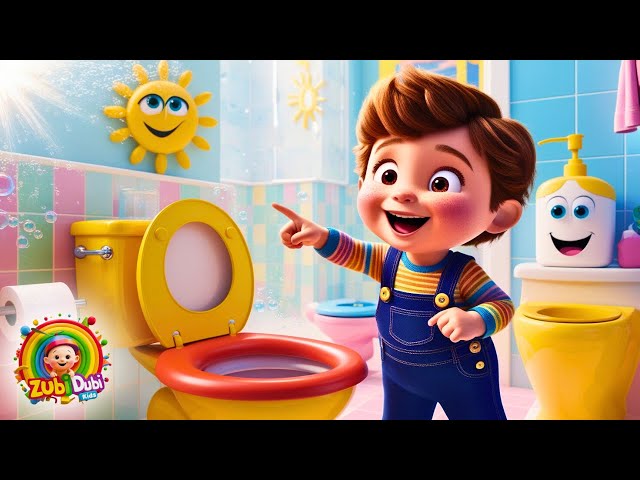 Potty Training Song for Kids | Educational Nursery Rhymes | Toddler Learning Video by@ZubiDubiKids